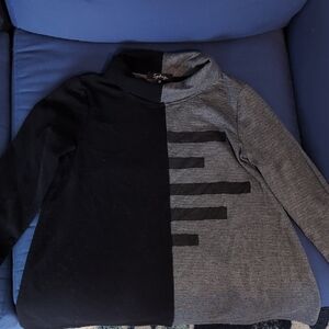 Sydney usa Brand Two-Tone Black & Gray woman's shirt